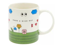 Outlet Taza de porcelana - caricatura - 9,5 cm Multicolor