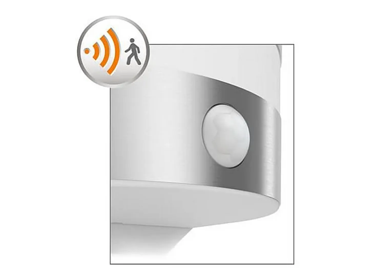 TechBrey Aplique de Pared Exterior LED con Sensor Movimiento 3.5W PHILIPS Calgary
