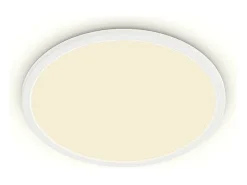 Clearance Ledkia TechBrey Plafón LED 22W PHILIPS CL550 SuperSlim IP20 Regulable 3 Niveles Transparente