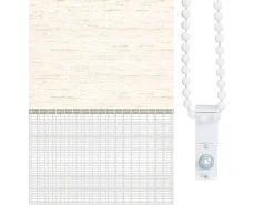 Sale Tejido para estor cebra jaspeado ancho 65,9 cm poliéster Beige