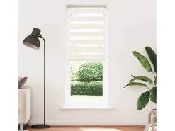 Sale Tejido para estor cebra jaspeado ancho 65,9 cm poliéster Beige
