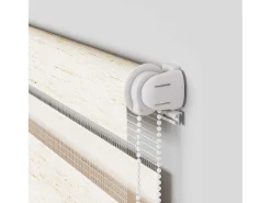 Sale Tejido para estor cebra jaspeado ancho 65,9 cm poliéster Beige