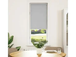 Sale Tejido para estor enrollable opaco ancho 50,7 cm poliéster Gris