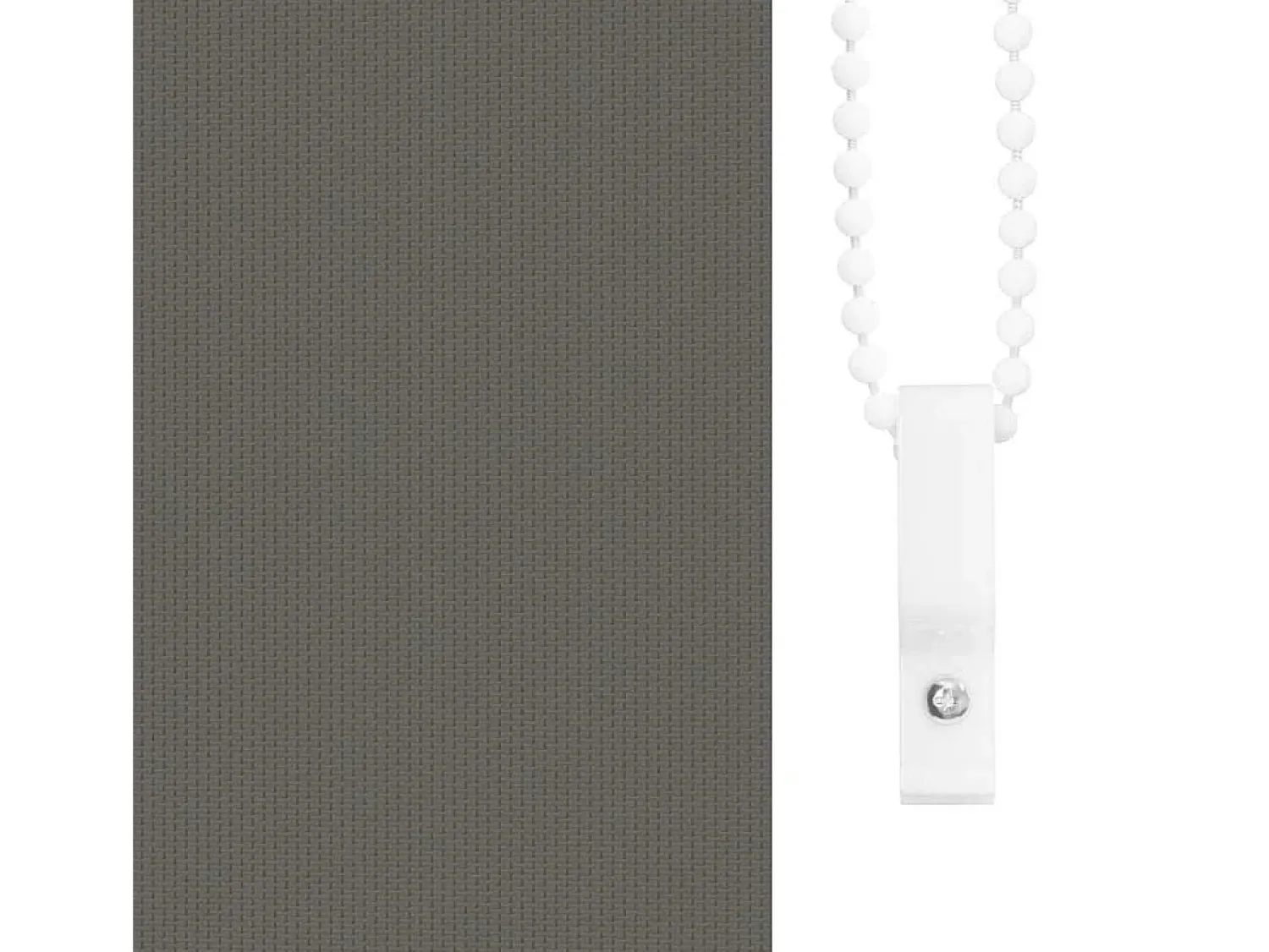 Sale Tejido para estor enrollable opaco ancho 55,7 cm poliéster Gris
