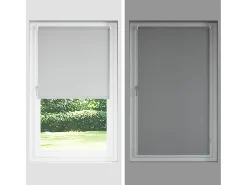 Sale Tejido para estor enrollable opaco ancho 55,7 cm poliéster Gris