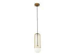 Maytoni Lámpara Suspendida^Telford Lámpara Colgante de Techo Cage Oro, 1 Luz, G9 Dorado
