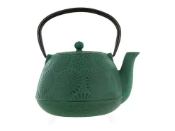 Tetera de hierro fundido Hanami verde esmeralda 1,2 L