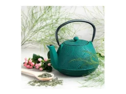 Tetera de hierro fundido Hanami verde esmeralda 1,2 L