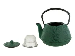 Tetera de hierro fundido Hanami verde esmeralda 1,2 L