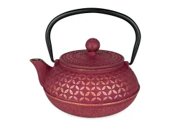 Presentación Y Servicio^Tetera de hierro fundido Tsubaki 0,6 L Rosa