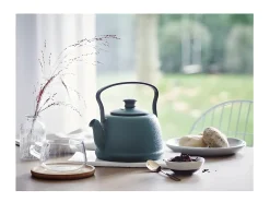 Presentación Y Servicio^Tetera de hierro fundido Junna Forest 1L Beka - Diseño elegante y filtro removible de acero inoxidable para una infusión perfecta Verde