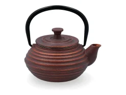 Tetera de hierro Serenia Quid con tapa + filtro acero inox marrón 30 cl