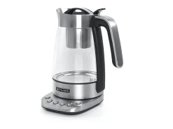 Discount Tetera eléctrica Muse MS-320T 1,2L acero inoxidable con infusor, control de temperatura 80-100°C, apagado automático y función mantener caliente