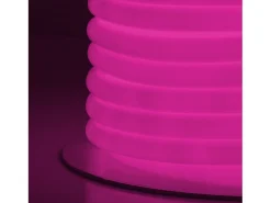 Tira LED Neón Regulable 220V BOBINA 50m Rosa Circular 360 9W/m Corte 100cm IP67 Rosa