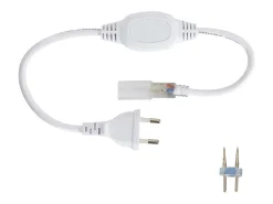 Tira LED Neón Regulable 220V Blanco Frío Circular 360 9W/m Corte 100cm IP67 a Medida 5 m