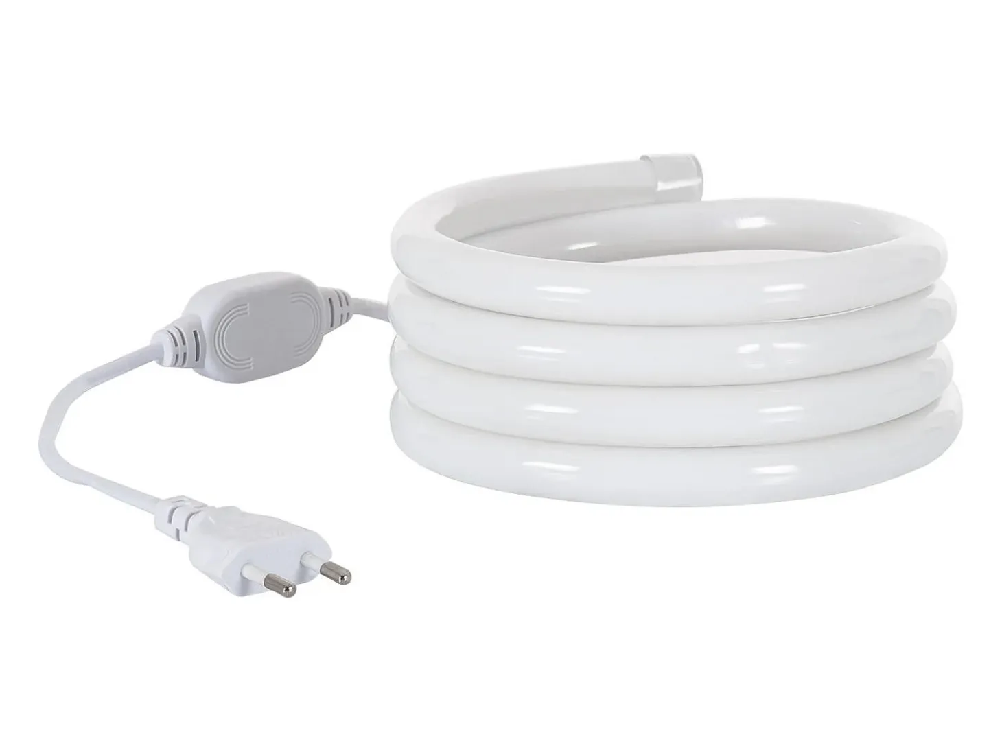 Tira LED Neón Regulable 220V Amarillo Circular 360 9W/m Corte 100cm IP67 a Medida 5 m