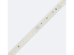 Tira LED Regulable 220V SMD 120 LED/m Color 8.5W/m Ancho 12mm Corte 20cm IP65 a Medida Verde 5 m