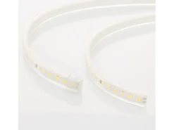 Tira LED Regulable 220V SMD 120 LED/m Color 8.5W/m Ancho 12mm Corte 20cm IP65 a Medida Azul 1 m