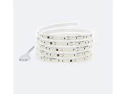 Tira LED Regulable 220V SMD Autorectificada 120 LED/m 10W/m 1000lm/m Ancho 12mm Corte 10cm IP65 a Medida 2700K Blanco Cálido 10 m