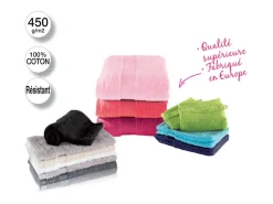 Atmosphera Ropa De Cama|Textil De Baño^Toalla de baño Algodón 450 g/m² (50 x 90 cm) Blanco