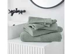 Today Toalla de baño Azul claro 70 x 130 cm Verde almendra
