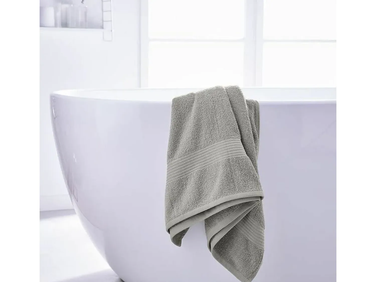 Discount Today Toalla de baño Essential Dune 90 x 150 cm Verde almendra
