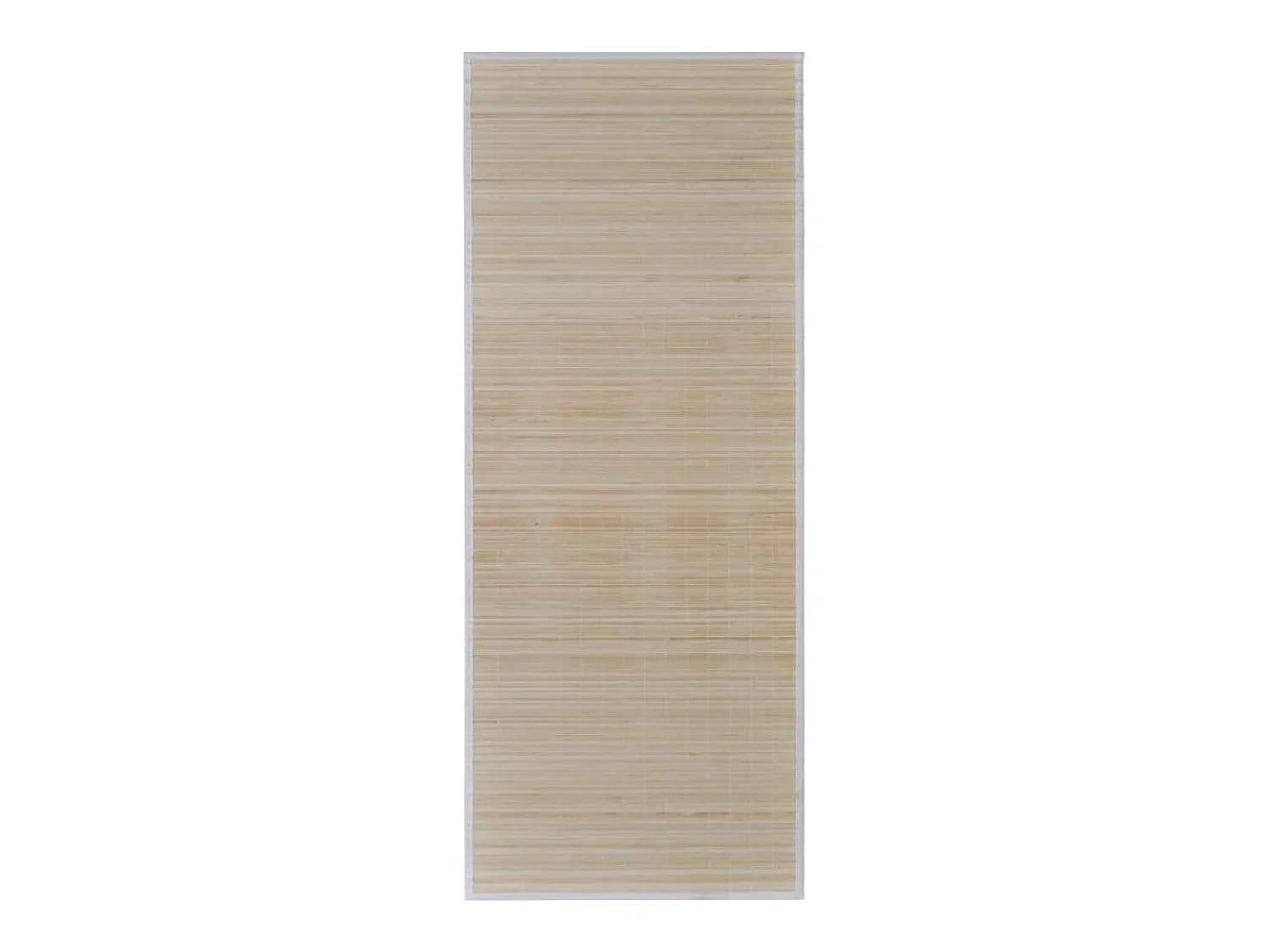 Outlet Garden Furniture Tone Kristine Alfombras rectangulares de bambú natural 4 unidades 120x180 cm Beige
