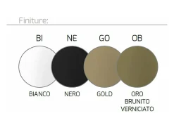 Tornado Sospensione D.80 Cm. Nero Luce Naturale 3000K