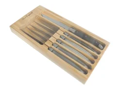 Outlet Lou Laguiole Tradition - Bloque 6 cuchillos carne Multicolor