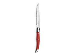 Lou Laguiole Cubierto^Tradition - Bloque 6 cuchillos carne Rojo
