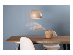 New Venture Home Tubbie suspensión de acero beige con 1 pantalla Marru00f3n
