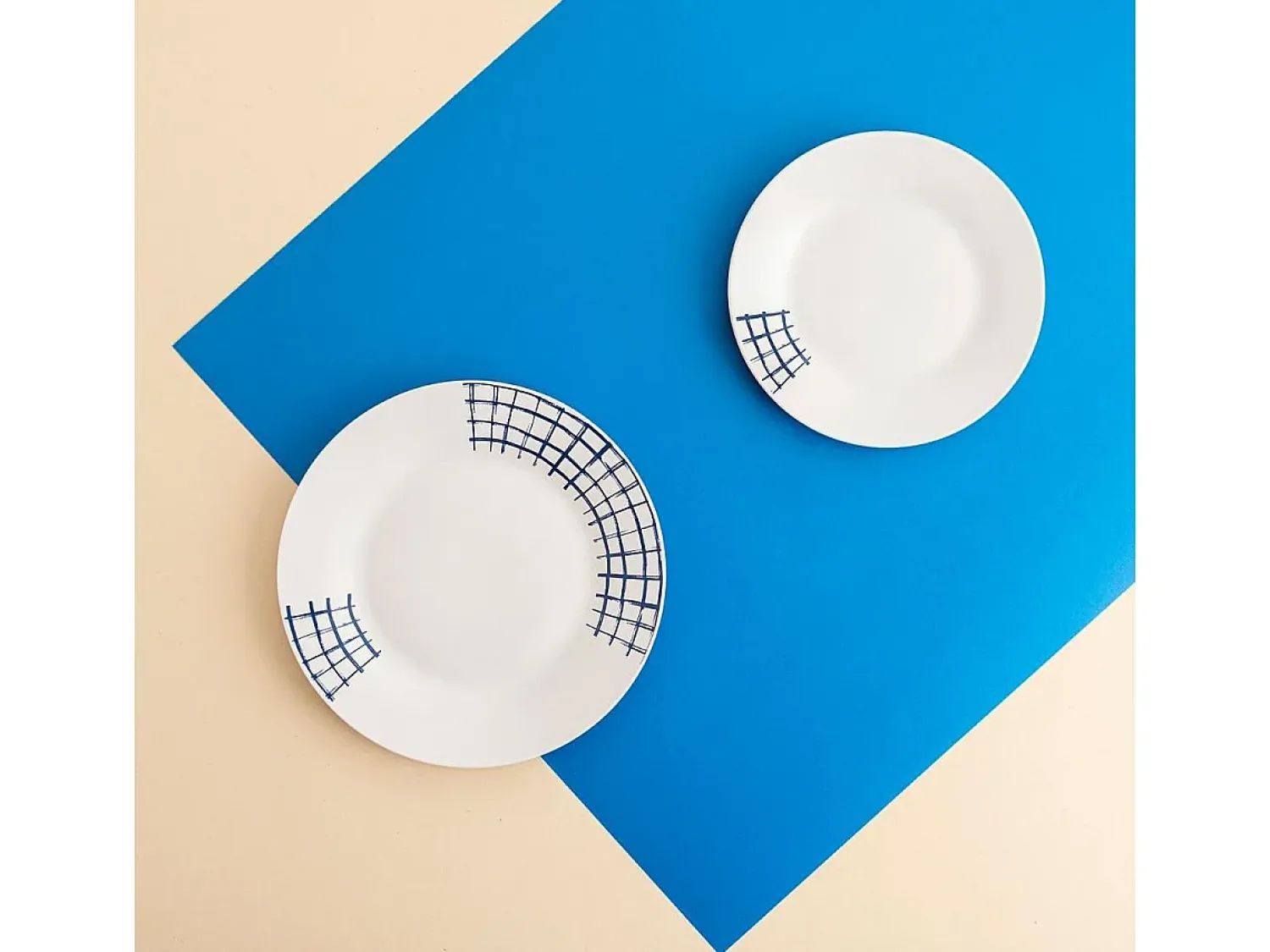 Outlet Vajilla Kansas Quid 18 piezas 6 servicios porcelana Azul