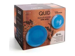 Vajilla Vita Azul Quid 18 piezas gres azul