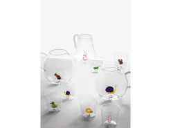 Vaso^Vaso de vidrio borosilicato, Ardilla, marrón 350 ml, Animal Farm Transparente