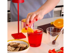 Vaso^Vaso medidor Spritzometer - Juego de 2 vasos + dispensador Spritz, vidrio decorado, fabricado en Italia - Zafferano Italia Transparente