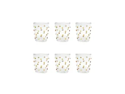 Sale Vaso Zafferano para fiesta, color dorado y , 45 cl, juego de 6 unidades Amarillo