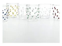 Vaso^Vaso Zafferano para fiestas, color , 45 cl, juego de 6 piezas Rosa