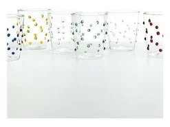 Vaso^Vaso Zafferano para fiestas de 45 cl, , 6 piezas en vidrio Multicolor