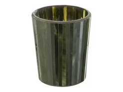 New J-Line Vela perfumada 50H en tarro de vidrio 12.5x12.5x15.5 cm Verde