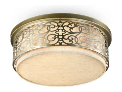 Clearance Maytoni Venera Plafón Semi Empotrado Cilíndrico Latón, 5 Luces, E27 Camel