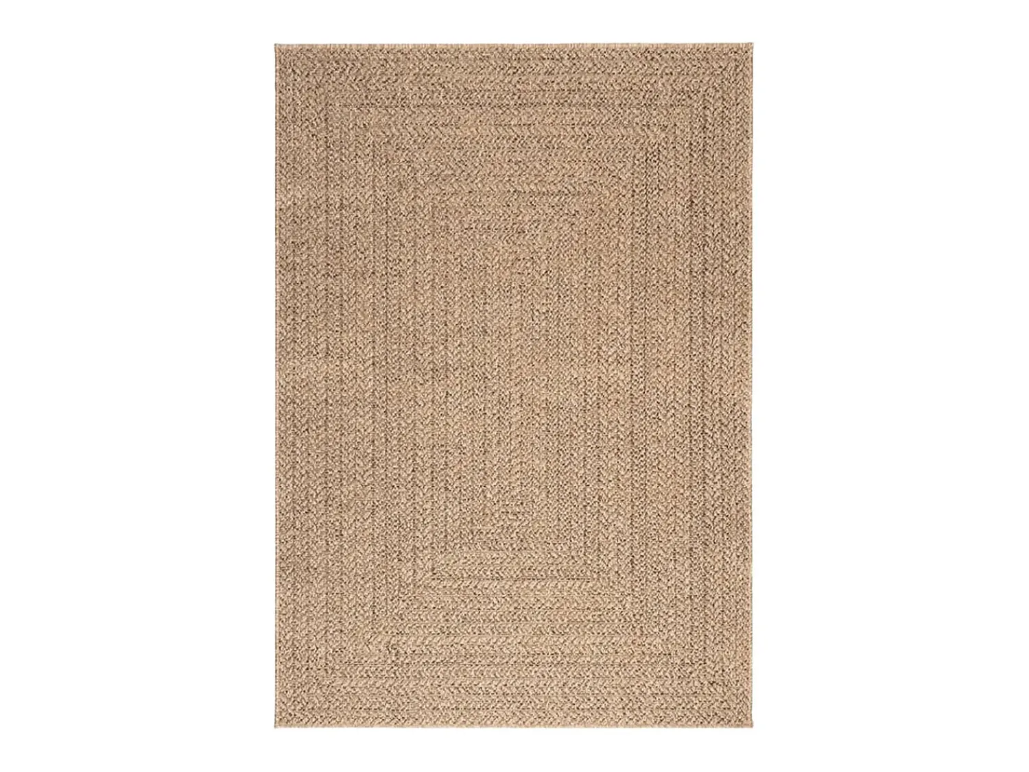 Sale Garden Furniture Veno Alfombra ZIZUR apariencia de yute interior y exterior 120x170cm Marru00f3n