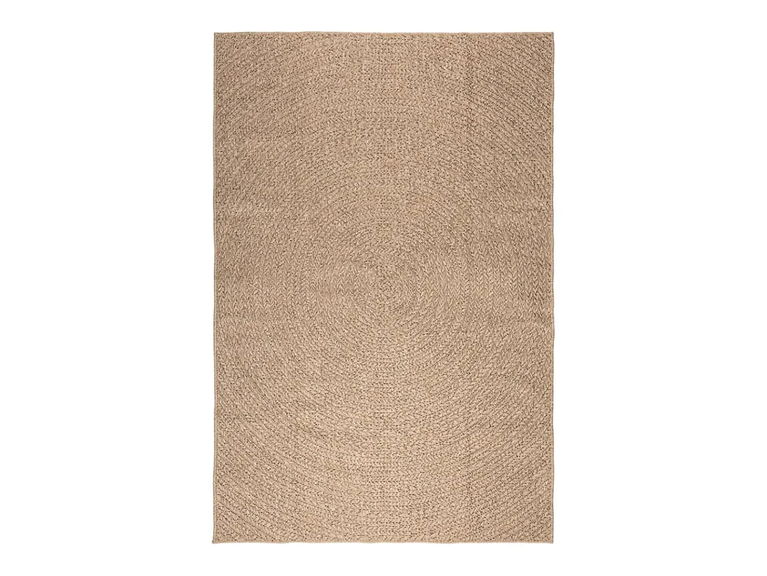 Discount Garden Furniture Veno Alfombra ZIZUR apariencia de yute interior y exterior 160x230 cm Marru00f3n