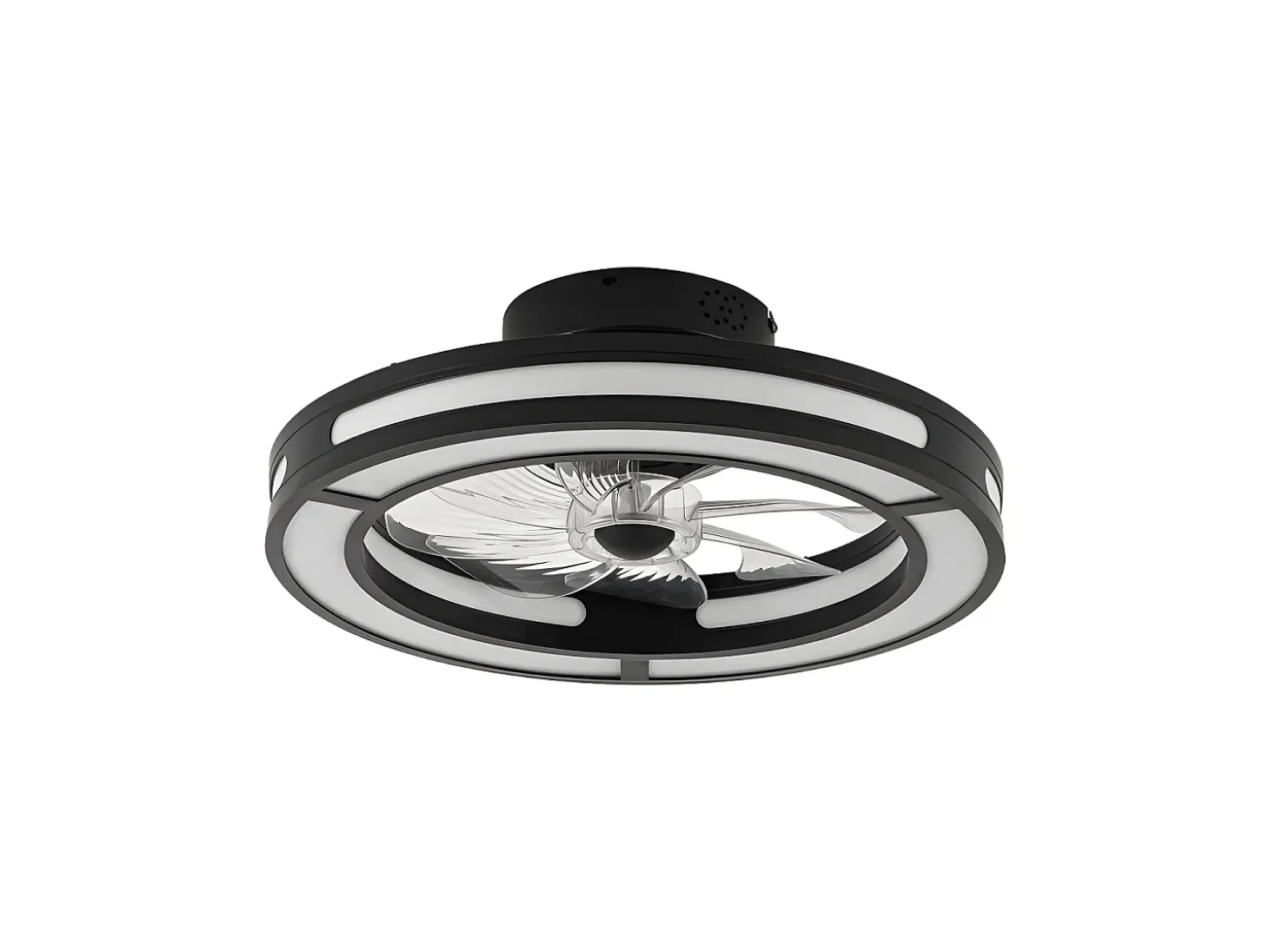 Ventilador Dc Anastasia Negro Led 3 Temperaturas Mando Distancia