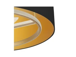 AKUNADECOR Plafón^Ventilador Dc Anuska Dorado Led 6 Velocidades 3 Colores Negro