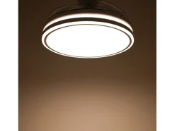 Ventilador Dc Asgard Led Negro 4 Aspas Con Memoria Color