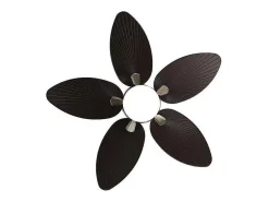 AKUNADECOR Plafón^Ventilador Dc Borasco Niquel Led 24w 3 Temperaturas Memoria Color Plateado