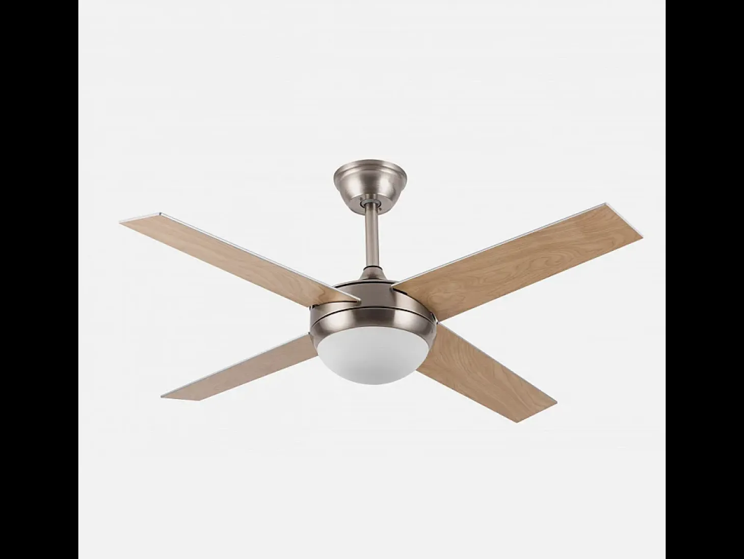 Ventilador Dc Ciro Niquel Haya E27 Con Mando A Distancia