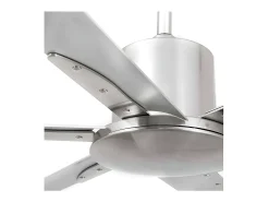 Ventilador Dc Extragrande Andros Niquel Mando Distancia 6 Velocidades Faro