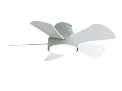 Ventilador Dc Gregario Verde Led 25w Cct Y Control Remoto