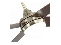 Ventilador Dc Klod Dorado Cerezo E27 Control Remoto Y Temporizador